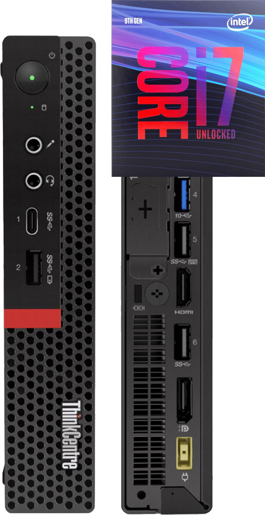BESTYLISH ThinkCentre Tiny Desktop | Core i7 (9th Gen) [12M Cache, Up to 4.70 GHz] [AXG] Core™ i7-9700 [12MB Cache, Up to 4.70 GHz] (32 GB RAM/Intel® Ultra HD 4K 630 Graphics/1 TB SSD Capacity/Windows 11 Pro) Mini Tower with MS Office image 1