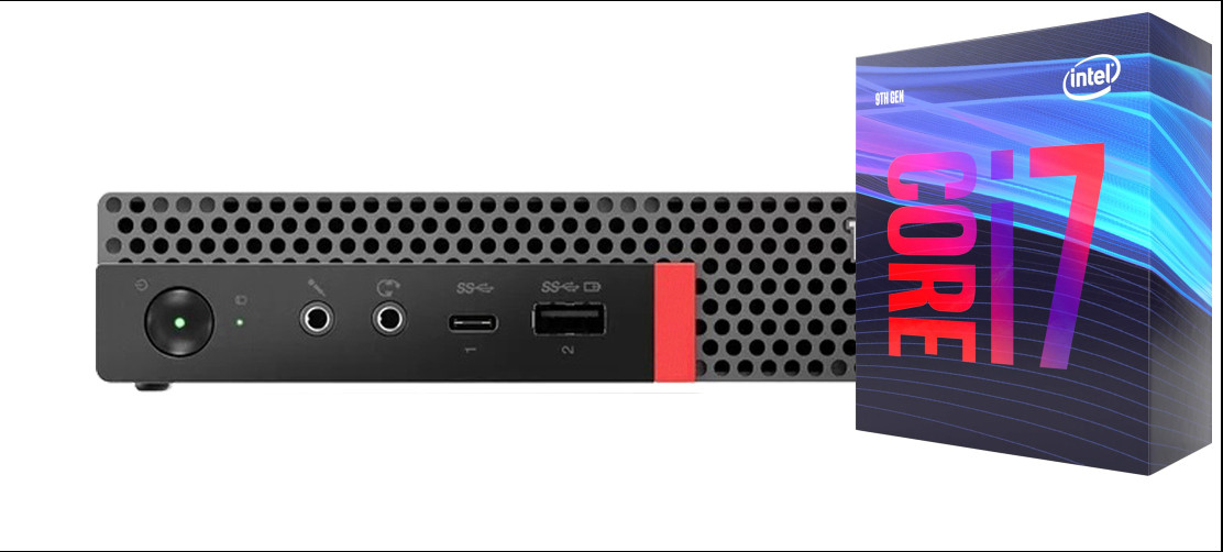 Hayyo Core i7 (9th Generation) Octa-Core | ThinkCentre Tiny Desktop [GBX] Intel® Core™ i7 (9th Gen) [8 Cores, 8 Threads] (32 GB RAM/Intel® Ultra HD 4K 630 Graphics/1 TB SSD Capacity/Windows 11 Pro) Mid Tower with MS Office image 1