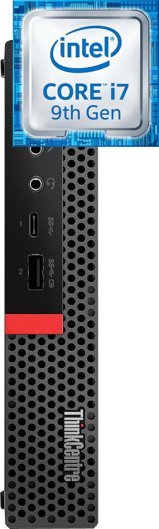 Hayyo ThinkCentre Tiny PC | Core™ i7 - 9700 Octa-Core [DBZ] Core i7-9700 [12MB Cache, Up to 4.70 GHz] (32 GB RAM/Integrated Intel® UHD 4K 630 Graphics/1 TB SSD Capacity/Windows 11 Pro) Mid Tower with MS Office image 1