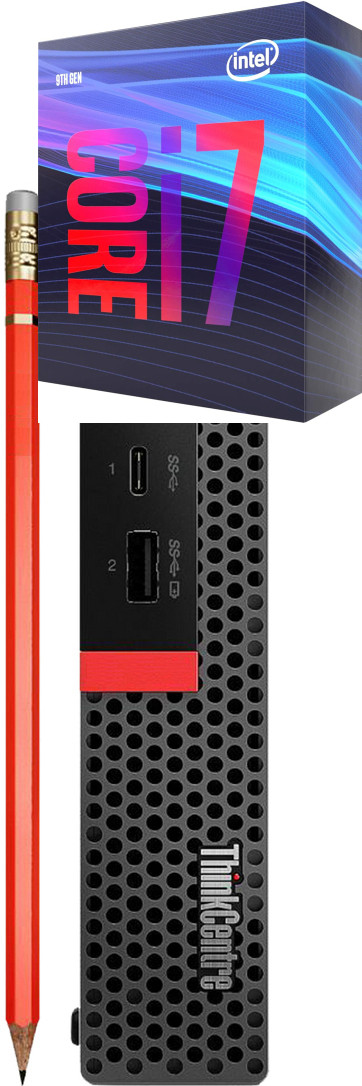 Hayyo ThinkCentre Mini PC | Core i7-9700 Processor [8 Cores, 8 Threads] [CAO] Core i7 (9th Generation) Processor [8 Cores, 8 Threads] (32 GB RAM/Intel® UHD 630 Graphics/1 TB SSD Capacity/Windows 11 Pro) Microtower with MS Office image 1