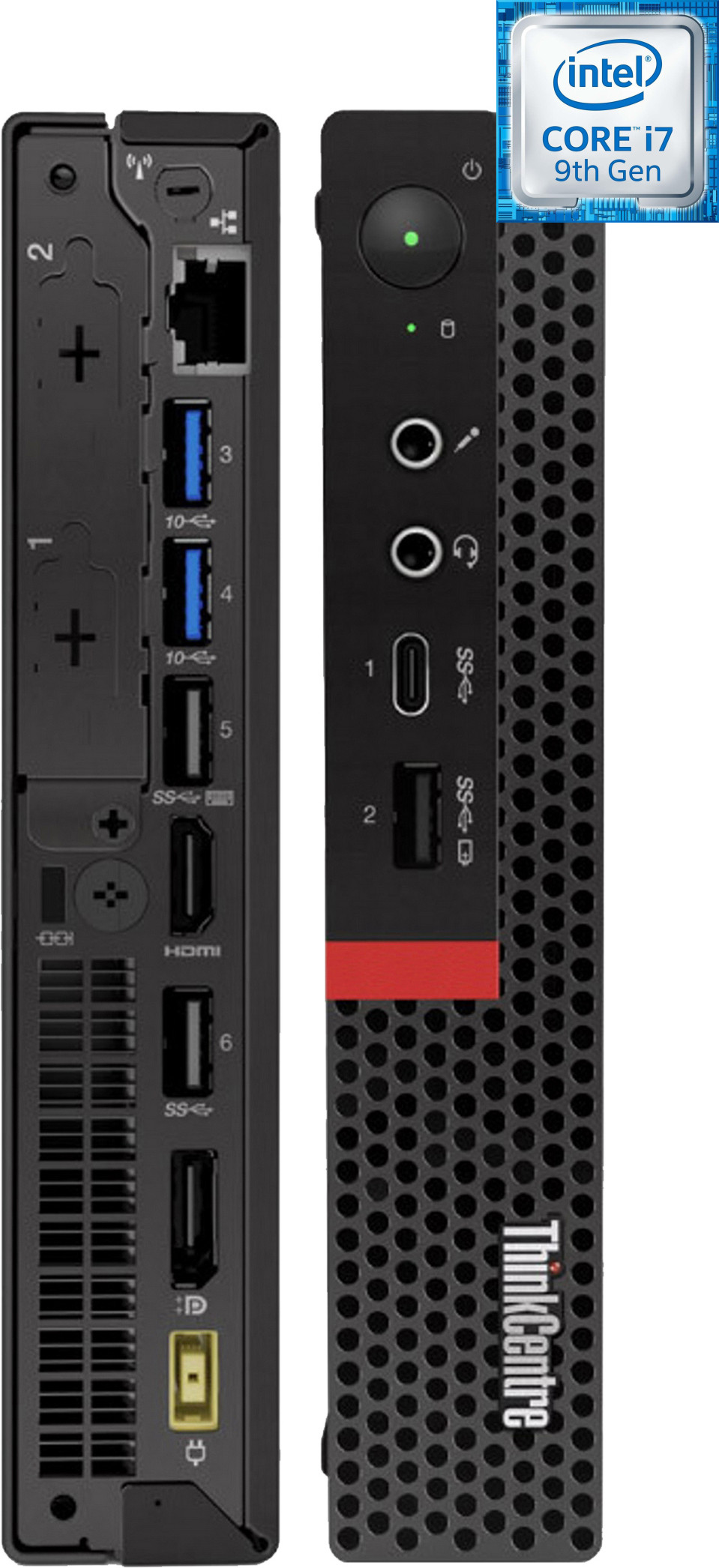 Hayyo ThinkCentre Tiny Desktop | Core™ i7 - 9700 [PLV] Core i7-9700 Octa-Core Processor (32 GB RAM/Intel® Ultra HD 4K 630 Graphics/1 TB SSD Capacity/Windows 11 Pro) Microtower with MS Office image 1