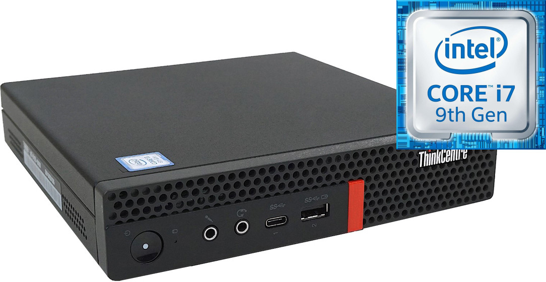 Longan ThinkCentre Mini Desktop | Core™ i7 (9th Gen) [12M Cache, Up to 4.70 GHz] [OKQ] Core™ i7 (9th Gen) Octa-Core Processor (32 GB RAM/Intel® UHD 630 Graphics/1 TB SSD Capacity/Windows 11 Pro) Mini Tower with MS Office image 1