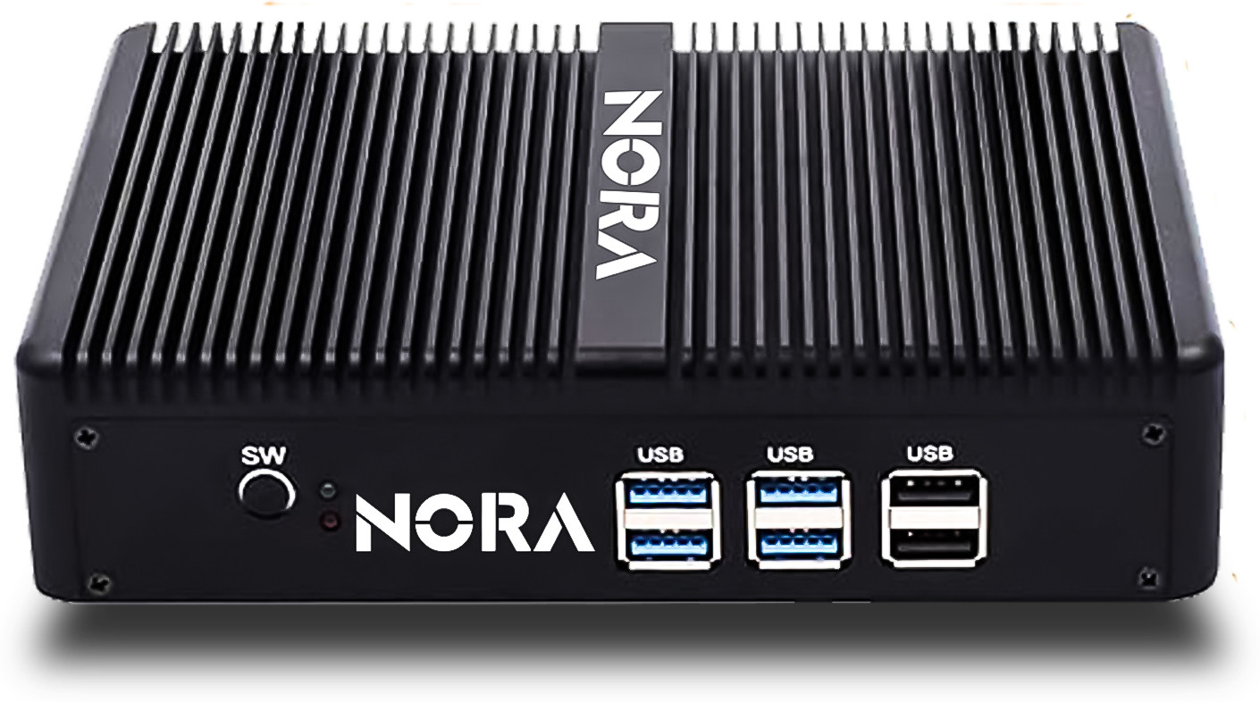 NORA UB22I34G - Ubuntu, Haswell ULT Platform, Intel Core i3 4030U, 128 MB Graphics Card, 4 GB DDR4, 64 GB SDD Mini PC image 1
