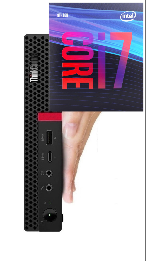 Longan ThinkCentre Tiny PC- Core i7-9700 [8 Cores, 8 Threads, Upto 4.70 GHz] [GFR] Intel® Core™ i7 (9th Generation) Processor [8 Cores, 8 Threads] (32 GB RAM/Integrated Intel® Ultra HD 4K 630 Graphics/1 TB SSD Capacity/Windows 11 Pro) Gaming Tower with MS Office image 1