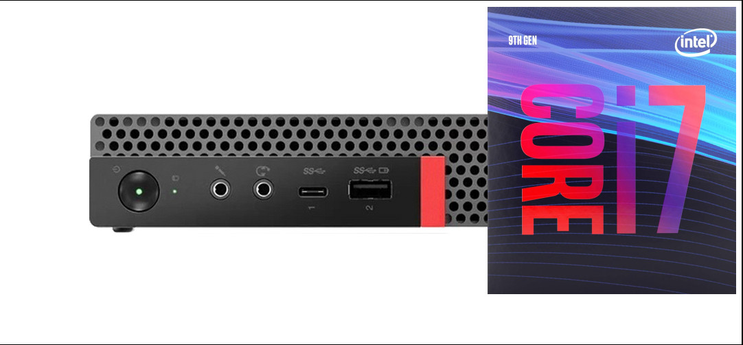 Longan Core™ i7-9700 [12M Cache, Up to 4.70 GHz] | ThinkCentre Mini Desktop [DCX] Core™ i7 (9th Gen) [8 Cores, 8 Threads] (32 GB RAM/Integrated Intel® UHD 630 Graphics/1 TB SSD Capacity/Windows 11 Pro) Gaming Tower with MS Office image 1