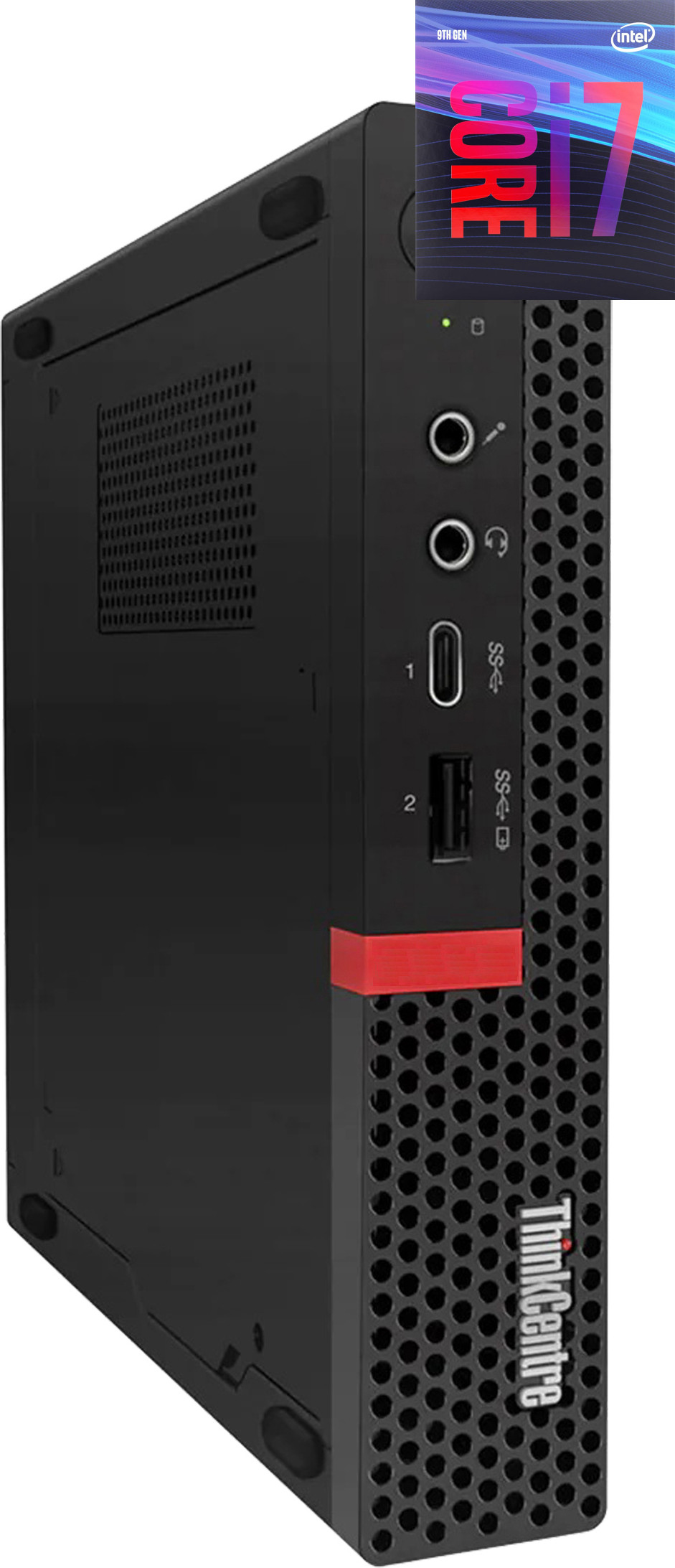 Hayyo ThinkCentre Tiny Desktop | Core i7 (9th Generation) Octa-Core Processor [RPN] Core™ i7 (9th Generation) [12MB Cache, Up to 4.70 GHz] (32 GB RAM/Intel® UHD 4K 630 Graphics/1 TB SSD Capacity/Windows 11 Pro) Mini Tower with MS Office image 1