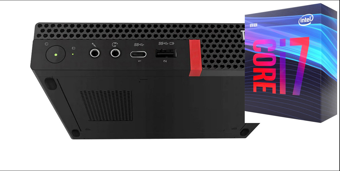 Longan Core™ i7 (9th Gen) [8 Cores, 8 Threads, 3.00 GHz] | ThinkCentre Tiny PC [JFT] Intel Core i7 (9th Generation) Processor [8 Cores, 8 Threads] (32 GB RAM/Intel® UHD 4K 630 Graphics/1 TB SSD Capacity/Windows 11 Pro) Mini Gaming Tower with MS Office image 1
