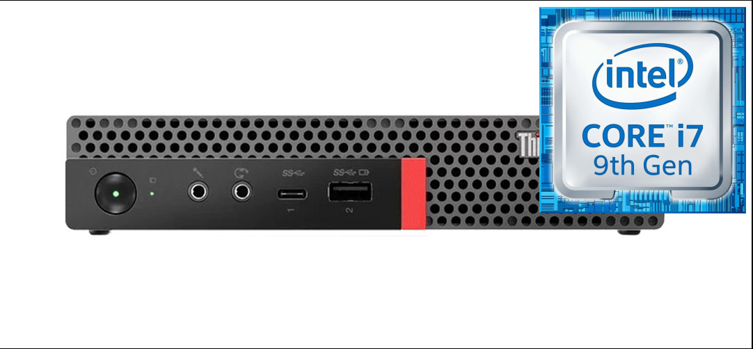 Longan Core i7 - 9700 [12M Cache, Up to 4.70 GHz] | ThinkCentre Tiny Desktop [QNP] Core™ i7 (9th Generation) Processor [8 Cores, 8 Threads, 3.00 GHz] (32 GB RAM/Integrated Intel® UHD 630 Graphics/1 TB SSD Capacity/Windows 11 Pro) Mini Tower with MS Office image 1