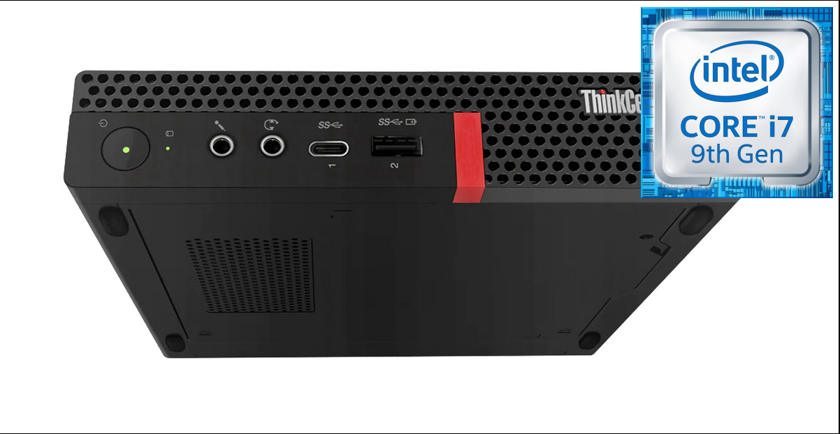 Longan Core i7 (9th Gen) [12M Cache, Up to 4.70 GHz] | ThinkCentre Tiny PC [PNF] Intel® Core™ i7 (9th Gen) Processor [8 Cores, 8 Threads, 3.00 GHz] (32 GB RAM/Integrated Intel® UHD 630 Graphics/1 TB SSD Capacity/Windows 11 Pro) Microtower with MS Office image 1