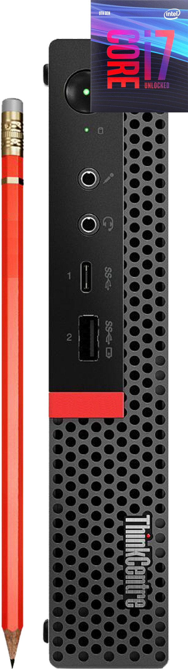 NCS (NIDHI COMPUTER SOLUTIONS) Core™ i7 (9th Generation) Octa-Core | ThinkCentre Tiny Desktop [FBM] - Windows 11 Pro, Intel H310M, Core™ i7 (9th Gen) Processor, 32 GB DDR4, 1024 GB SSD Mini PC image 1