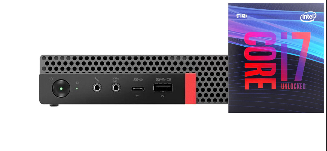 NICE COMPUTERS ThinkCentre Tiny PC | Core i7 (9th Generation) [8 Cores, 8 Threads] [EDF] Core™ i7 - 9700 [8 Cores, 8 Threads] (32 GB RAM/Intel® Ultra HD 630 Graphics/1 TB SSD Capacity/Windows 11 Pro) Microtower with MS Office image 1