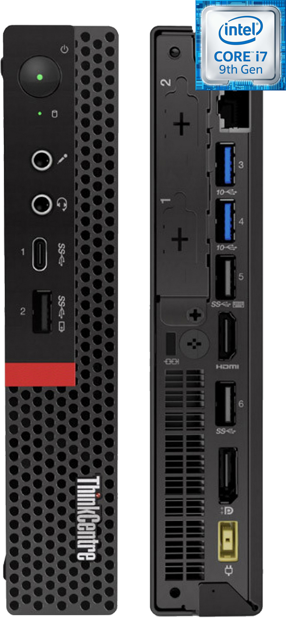 Longan Core™ i7-9th Gen [8 Cores, 8 Threads, 3.00 GHz] | ThinkCentre Tiny Desktop [ONJ] Intel® Core™ i7 - 9700 Processor [8 Cores, 8 Threads, 3.00 GHz] (32 GB RAM/Intel® Ultra HD 4K 630 Graphics/1 TB SSD Capacity/Windows 11 Pro) Microtower with MS Office image 1