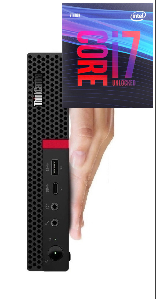 Hayyo ThinkCentre Tiny PC | Core™ i7 (9th Generation) [AVQ] Intel Core i7 - 9700 Processor (32 GB RAM/Integrated Intel® Ultra HD 630 Graphics/1 TB SSD Capacity/Windows 11 Pro) Microtower with MS Office image 1