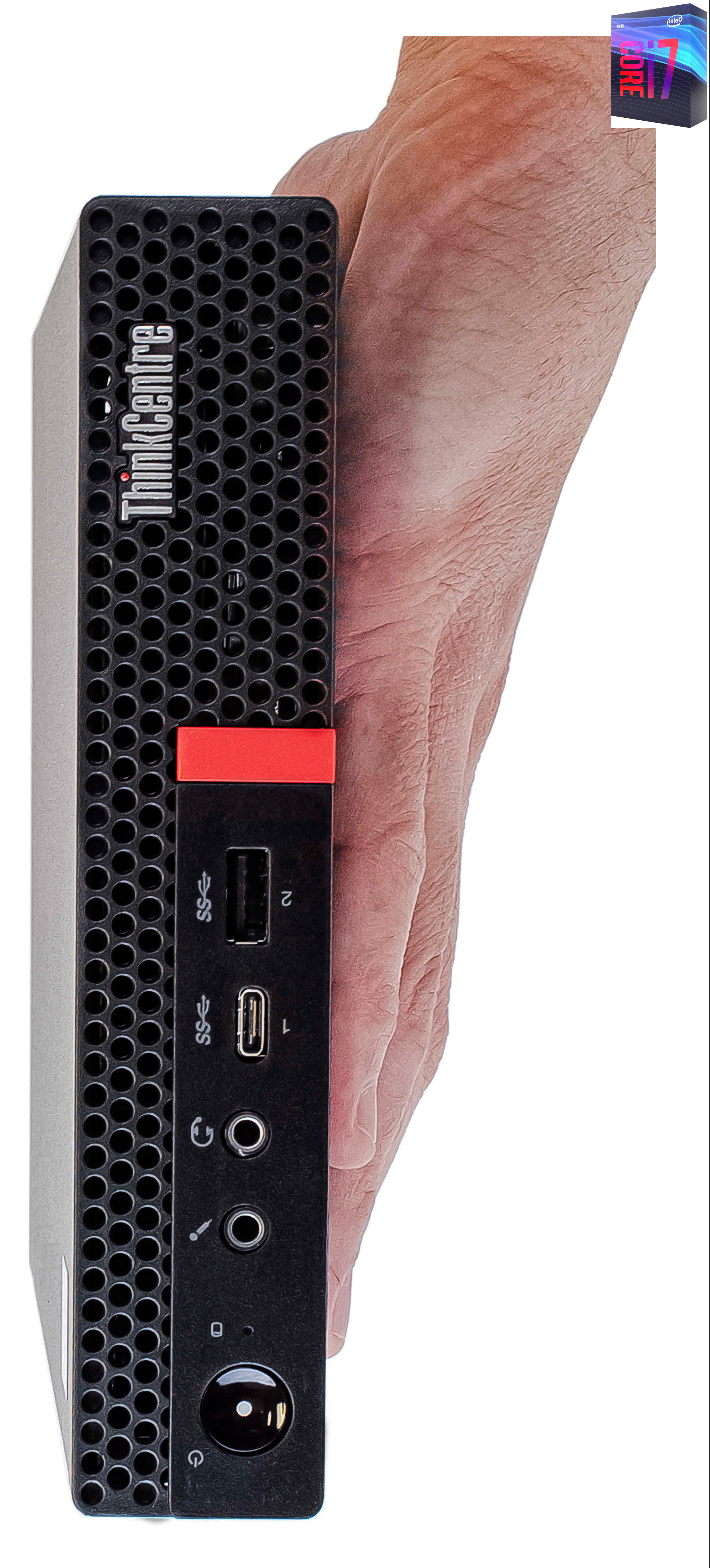 Longan ThinkCentre Tiny PC | Core i7 - 9700 Processor [8 Cores, 8 Threads] [GFI] Intel® Core™ i7 (9th Gen) [8 Cores, 8 Threads, Upto 4.70 GHz] (32 GB RAM/Integrated Intel® UHD 4K 630 Graphics/1 TB SSD Capacity/Windows 11 Pro) Mini Gaming Tower with MS Office image 1