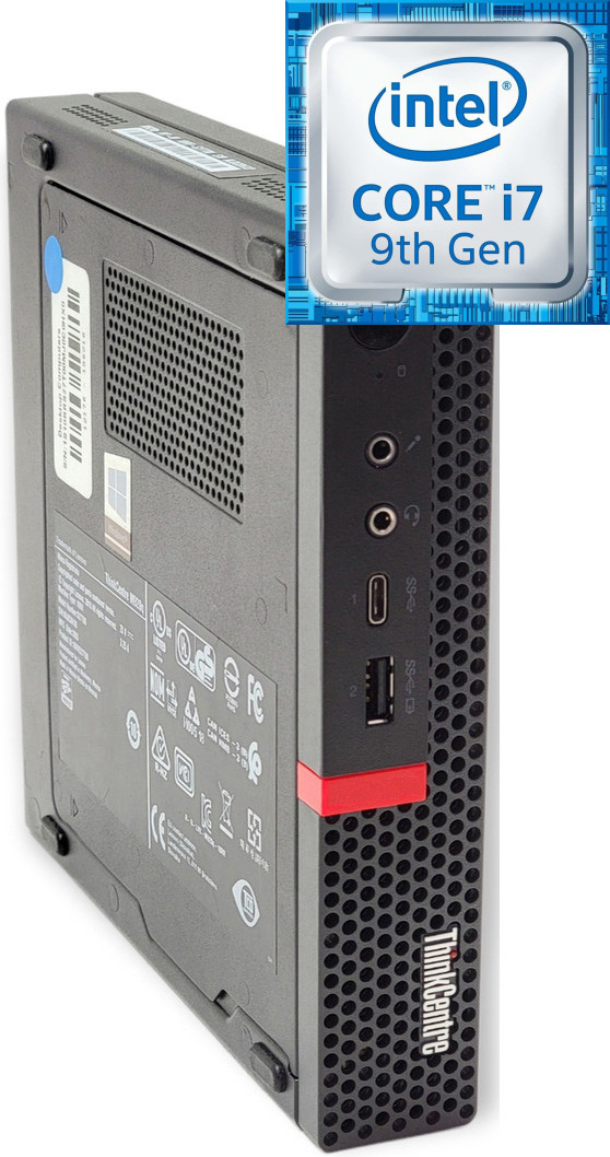 Longan ThinkCentre Tiny PC | Core i7 - 9700 Processor [8 Cores, 8 Threads] [MHB] Core i7 (9th Gen) [8 Cores, 8 Threads, 3.00 GHz] (32 GB RAM/Integrated Intel® Ultra HD 630 Graphics/1 TB SSD Capacity/Windows 11 Pro) Microtower with MS Office image 1