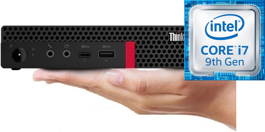 BESTYLISH ThinkCentre Tiny Desktop | Core i7 - 9700 [12M Cache, Up to 4.70 GHz] [WTQ] Core i7 (9th Gen) [8 Cores, 8 Threads, 3.00 GHz] (32 GB RAM/Intel® UHD 4K 630 Graphics/1 TB SSD Capacity/Windows 11 Pro) Mid Tower with MS Office image 1