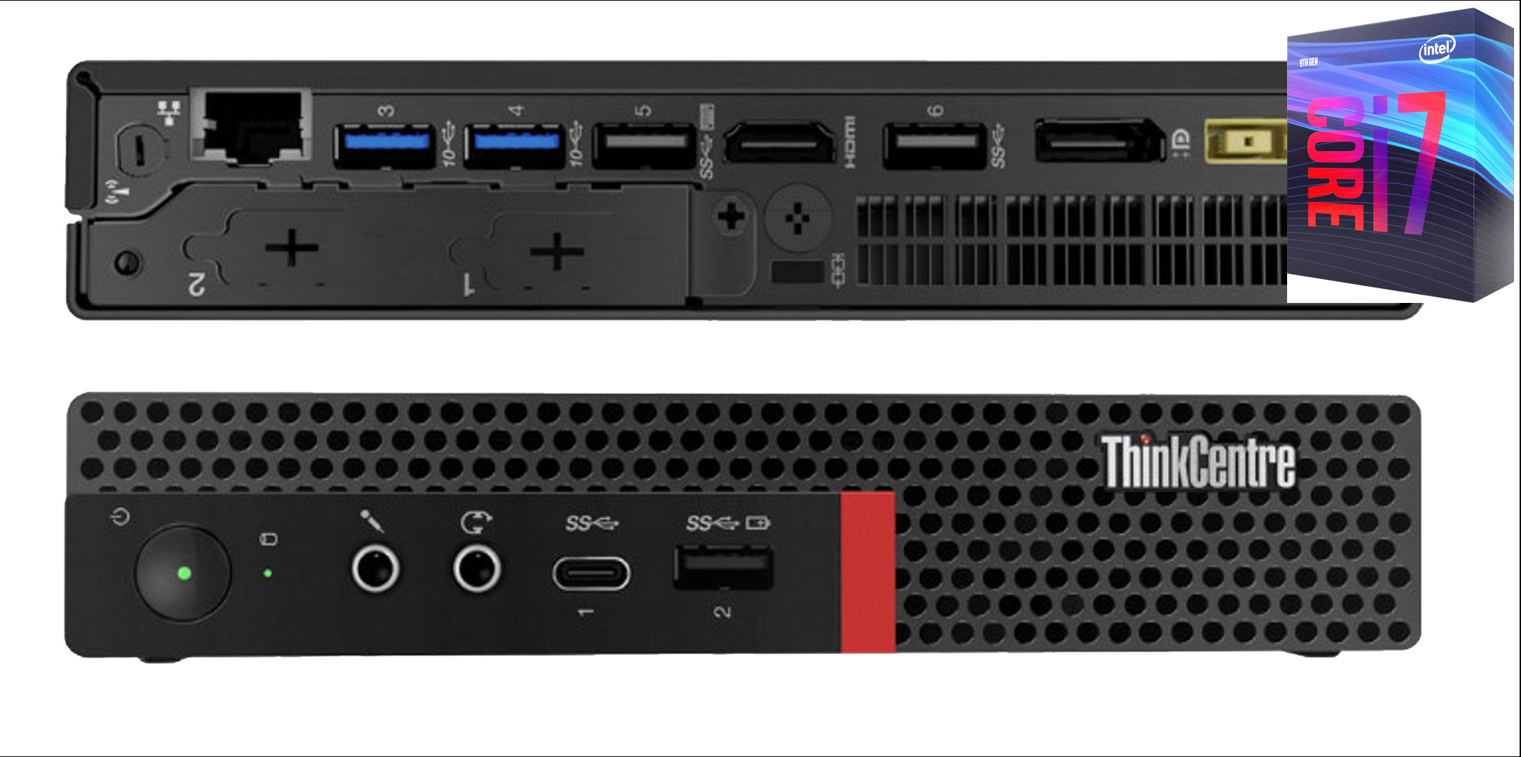 Longan Core™ i7 - 9700 | ThinkCentre Tiny PC [KJI] Core i7 (9th Generation) Processor [12MB Cache, Up to 4.70 GHz] (32 GB RAM/Intel® Ultra HD 630 Graphics/1 TB SSD Capacity/Windows 11 Pro) Gaming Tower with MS Office image 1