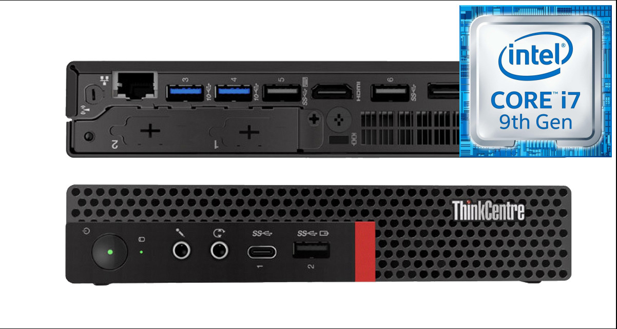 Longan ThinkCentre Mini PC | Core™ i7 (9th Gen) Processor [8 Cores, 8 Threads] [AWF] Intel® Core™ i7-9700 [8 Cores, 8 Threads] (32 GB RAM/Intel® UHD 630 Graphics/1 TB SSD Capacity/Windows 11 Pro) Mini Gaming Tower with MS Office image 1