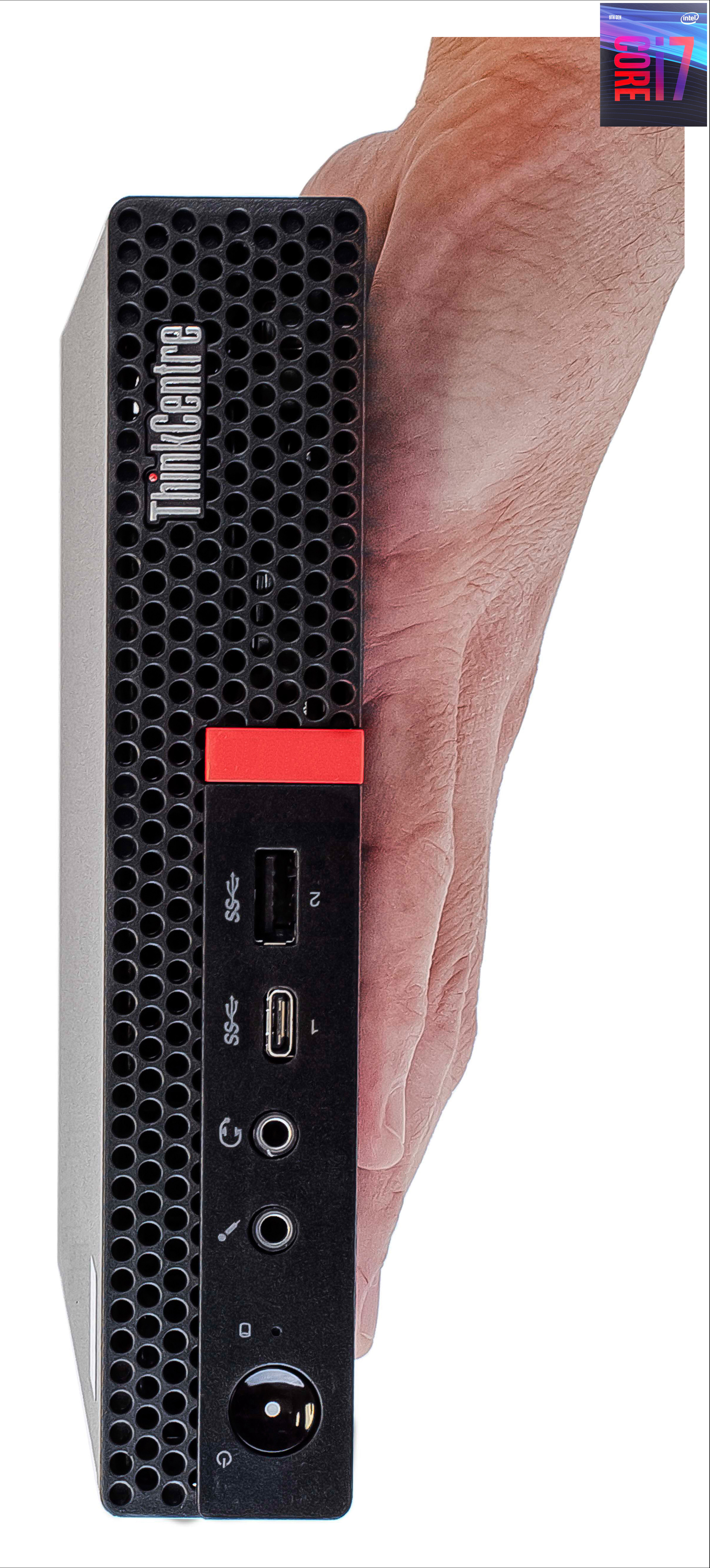 Hayyo ThinkCentre Mini PC | Core™ i7 (9th Gen) [8 Cores, 8 Threads, 3.00 GHz] [FEF] Core i7 (9th Gen) [8 Cores, 8 Threads] (32 GB RAM/Intel® UHD 4K 630 Graphics/1 TB SSD Capacity/Windows 11 Pro) Mini Gaming Tower with MS Office image 1