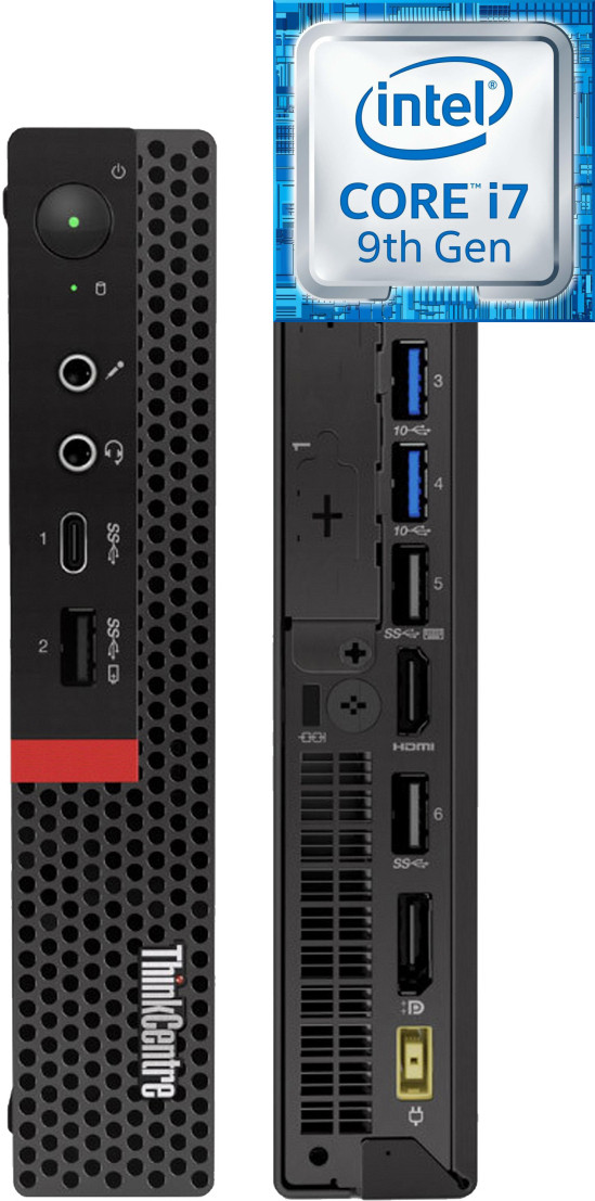 NCS (NIDHI COMPUTER SOLUTIONS) ThinkCentre Mini PC | Core™ i7 (9th Gen) [8 Cores, 8 Threads, 3.00 GHz] [DYR] Intel® Core™ i7 - 9700 [8 Cores, 8 Threads, Upto 4.70 GHz] (32 GB RAM/Integrated Intel® UHD 4K 630 Graphics/1 TB SSD Capacity/Windows 11 Pro) Microtower with MS Office image 1