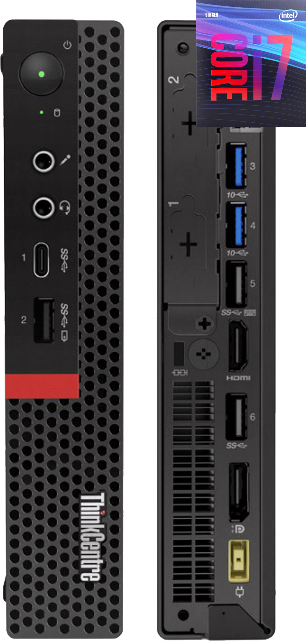 COMPUTER WORLD ThinkCentre Tiny PC | Core™ i7 - 9700 [12MB Cache, Up to 4.70 GHz] [WVW] - Windows 11 Pro, Intel H310M, Intel® Core™ i7-9700 Octa-Core, 32 GB DDR4, 1024 GB SSD Mini PC image 1