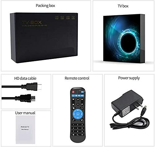 CLEGO Android 10 4GB Ram 32GB ROM Dual WiFi 2.4/5 Ghz Bluetooth H616 Processor 4K - Android v4.4 (KitKat), NITEL, H616, 4 GB DDR3, 32 GB 10 Mini PC image 1