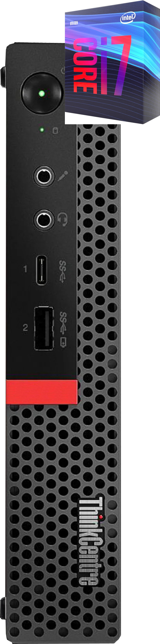 Longan Core i7 (9th Generation) [8 Cores, 8 Threads] | ThinkCentre Tiny Desktop [FBC] Intel® Core™ i7-9700 [8 Cores, 8 Threads, 3.00 GHz] (32 GB RAM/Integrated Intel® Ultra HD 4K 630 Graphics/1 TB SSD Capacity/Windows 11 Pro) Mini Tower with MS Office image 1