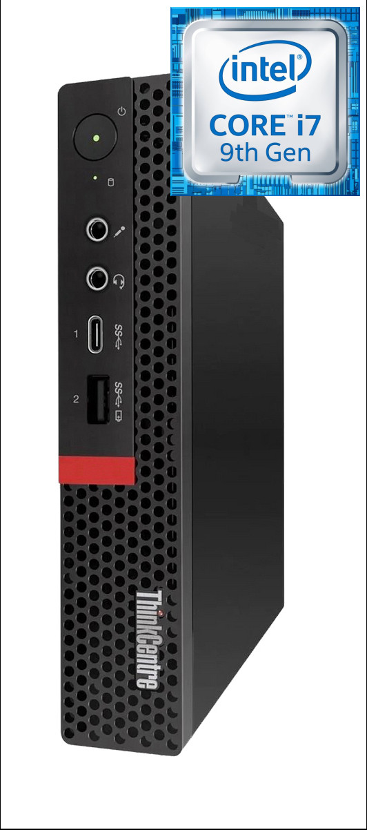 NCS (NIDHI COMPUTER SOLUTIONS) Core i7 - 9700 [8 Cores, 8 Threads, 3.00 GHz] | ThinkCentre Tiny PC [EBS] Intel® Core™ i7 (9th Gen) Processor (32 GB RAM/Intel® UHD 4K 630 Graphics/1 TB SSD Capacity/Windows 11 Pro) Microtower with MS Office image 1