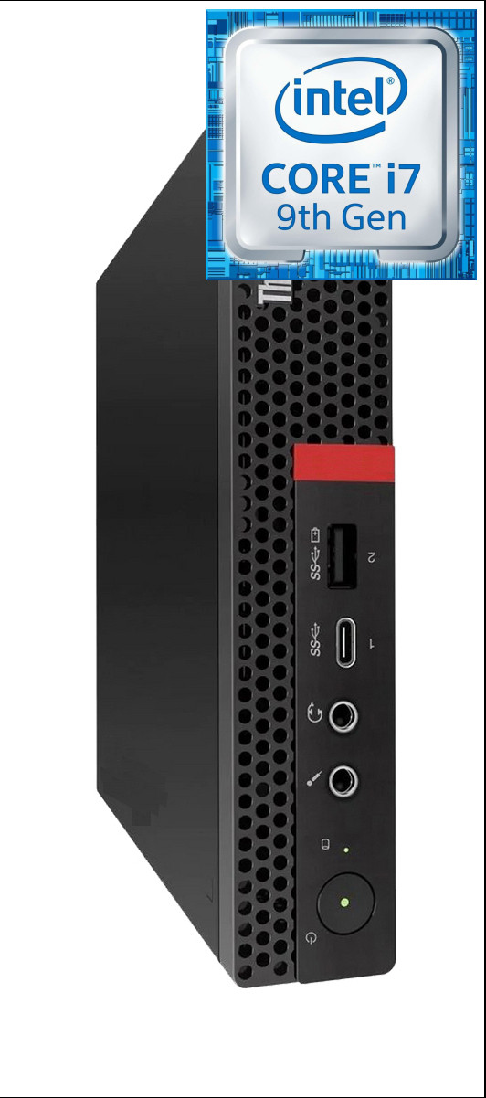 Hayyo ThinkCentre Mini PC | Core i7-9700 [8 Cores, 8 Threads] [WSB] Intel Core i7 - 9700 Processor [12MB Cache, Up to 4.70 GHz] (32 GB RAM/Intel® UHD 630 Graphics/1 TB SSD Capacity/Windows 11 Pro) Mini Tower with MS Office image 1