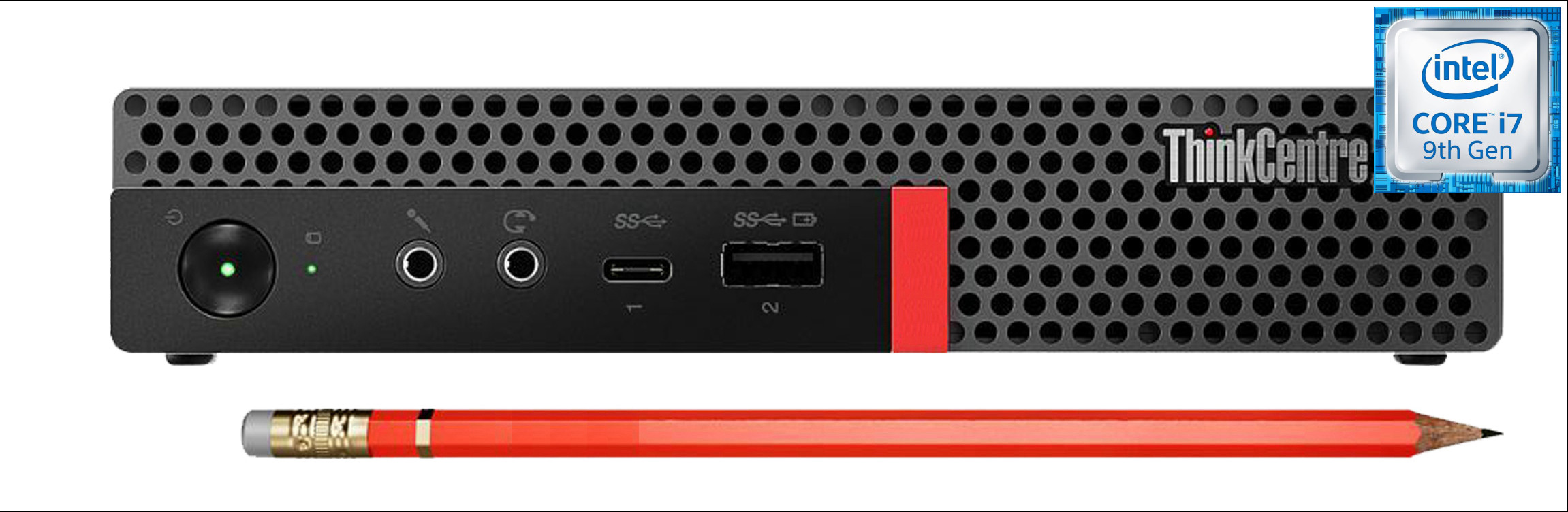 Hayyo ThinkCentre Mini PC- Core i7 (9th Gen) [8 Cores, 8 Threads, Upto 4.70 GHz] [CYQ] Core i7 (9th Gen) Processor (32 GB RAM/Integrated Intel® UHD 4K 630 Graphics/1 TB SSD Capacity/Windows 11 Pro) Gaming Tower with MS Office image 1