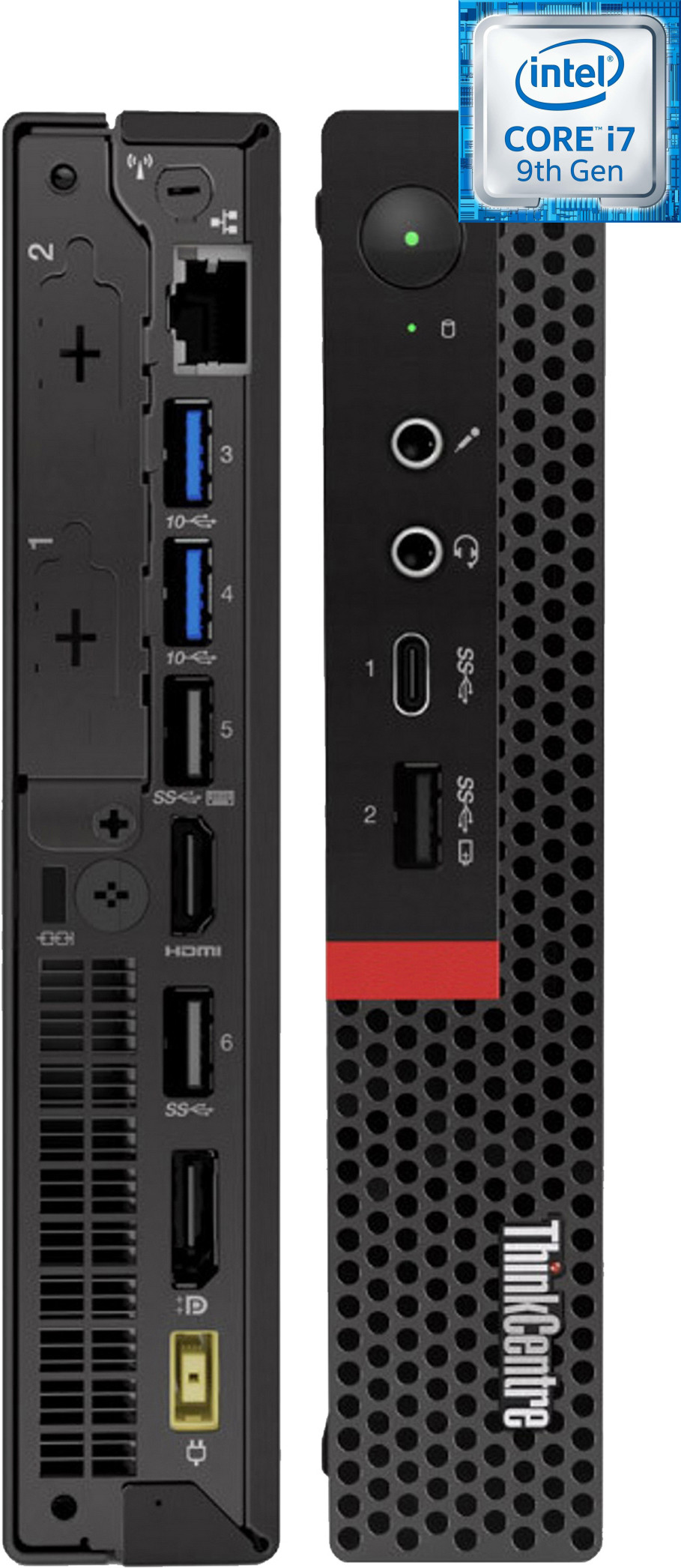 Longan ThinkCentre Mini PC | Core i7-9700 [8 Cores, 8 Threads] [WSB] Intel® Core™ i7 (9th Generation) Octa-Core Processor (32 GB RAM/Integrated Intel® Ultra HD 630 Graphics/1 TB SSD Capacity/Windows 11 Pro) Mini Tower with MS Office image 1