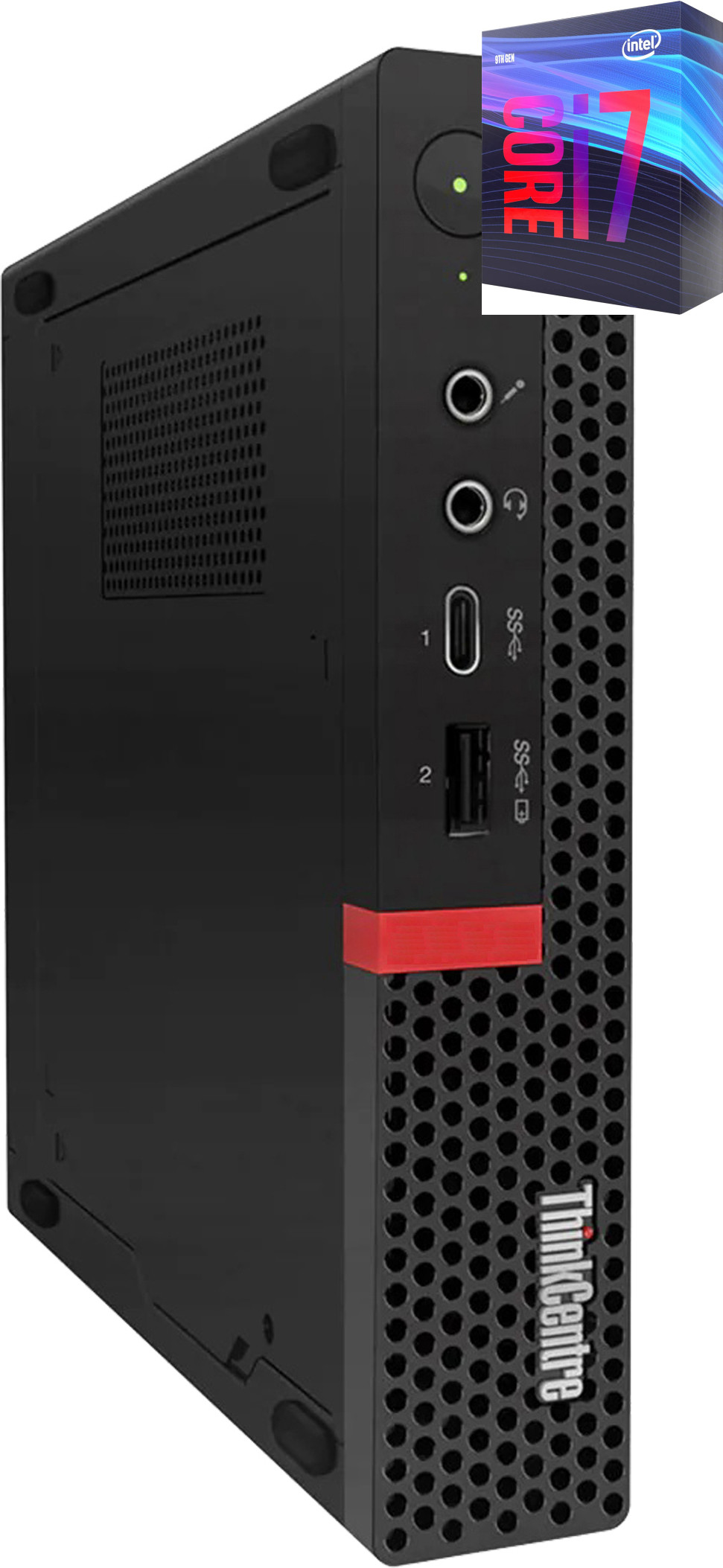 Hayyo ThinkCentre Mini Desktop | Core™ i7-9700 Octa-Core Processor [PMI] Core™ i7-9700 Processor [8 Cores, 8 Threads, 3.00 GHz] (32 GB RAM/Intel® Ultra HD 4K 630 Graphics/1 TB SSD Capacity/Windows 11 Pro) Mini Tower with MS Office image 1