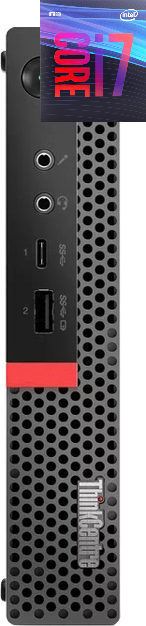 Longan ThinkCentre Tiny Desktop | Core i7 (9th Generation) [8 Cores, 8 Threads] [PLT] Core™ i7 (9th Generation) [12MB Cache, Up to 4.70 GHz] (32 GB RAM/Intel® Ultra HD 4K 630 Graphics/1 TB SSD Capacity/Windows 11 Pro) Mini Gaming Tower with MS Office image 1