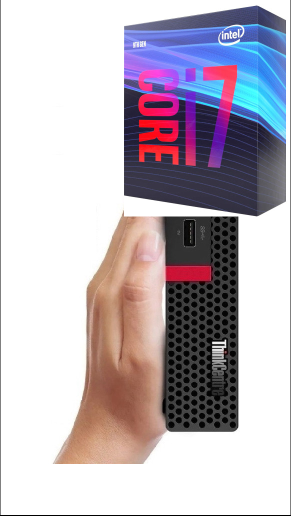Longan Core™ i7 - 9700 [8 Cores, 8 Threads, 3.00 GHz] | ThinkCentre Tiny PC [HFZ] Intel® Core™ i7 (9th Gen) [8 Cores, 8 Threads, 3.00 GHz] (32 GB RAM/Integrated Intel® UHD 630 Graphics/1 TB SSD Capacity/Windows 11 Pro) Microtower with MS Office image 1