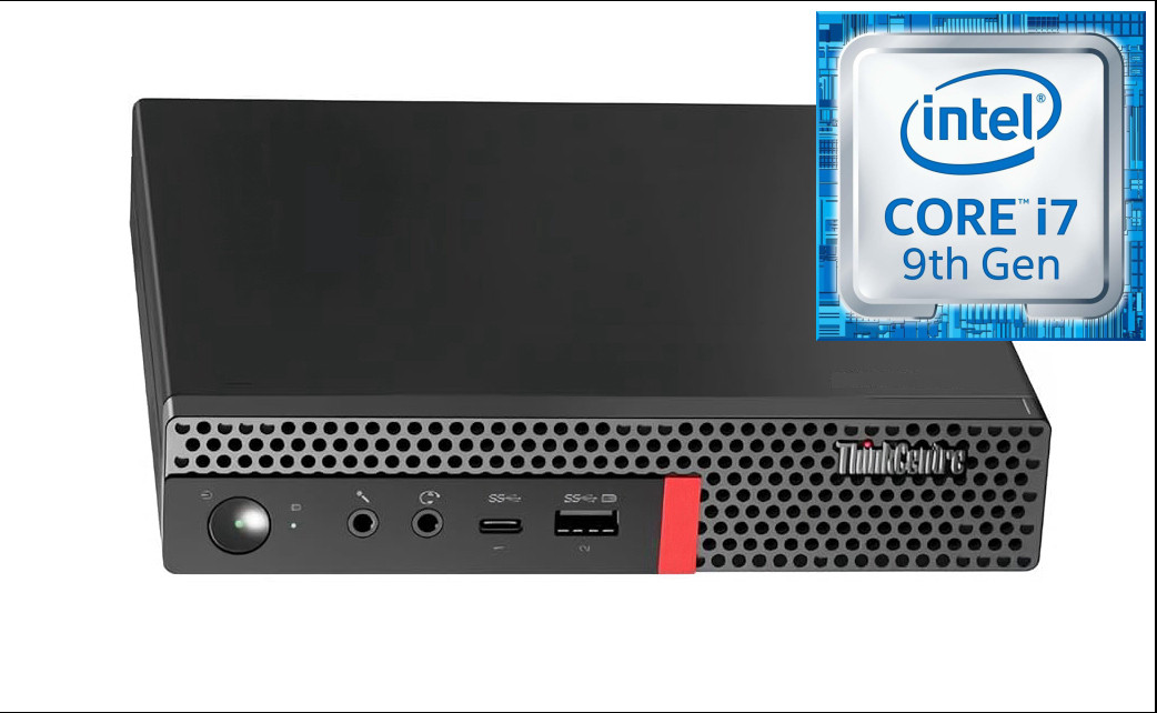 RATNARAJ COMPUTER SYSTEMS ThinkCentre Tiny PC Core™ i7 (9th Gen) [8 Cores, 8 Threads, Upto 4.70 GHz] [BZJ] - Windows 11 Pro, Intel H310M, Core™ i7 (9th Generation) Octa-Core, 32 GB DDR4, 1024 GB SSD Mini PC image 1