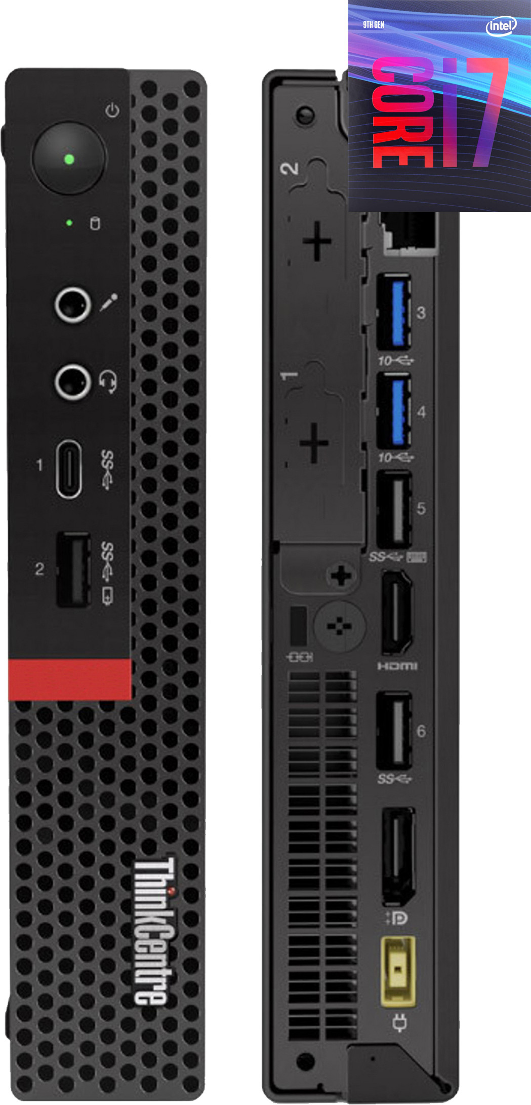 Longan Core i7-9700 [12M Cache, Up to 4.70 GHz] | ThinkCentre Mini Desktop [LIY] Intel® Core™ i7 (9th Gen) [8 Cores, 8 Threads, Upto 4.70 GHz] (32 GB RAM/Intel® Ultra HD 630 Graphics/1 TB SSD Capacity/Windows 11 Pro) Microtower with MS Office image 1
