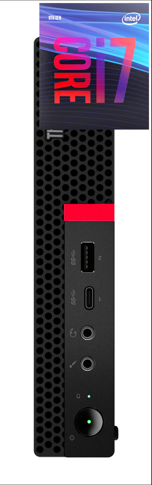 Longan Core i7 - 9700 [8 Cores, 8 Threads, 3.00 GHz] | ThinkCentre Tiny Desktop [DZA] Core i7 - 9700 Processor [12MB Cache, Up to 4.70 GHz] (32 GB RAM/Integrated Intel® Ultra HD 630 Graphics/1 TB SSD Capacity/Windows 11 Pro) Mini Tower with MS Office image 1