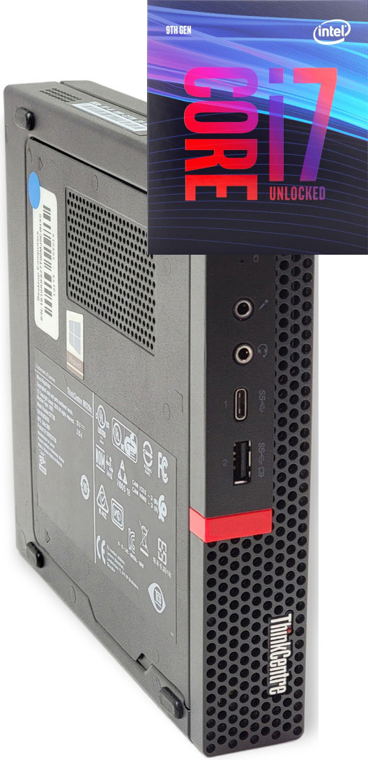 Hayyo ThinkCentre Mini Desktop | Core™ i7-9700 [12M Cache, Up to 4.70 GHz] [ROL] Intel® Core™ i7-9700 [8 Cores, 8 Threads] (32 GB RAM/Integrated Intel® UHD 630 Graphics/1 TB SSD Capacity/Windows 11 Pro) Mid Tower with MS Office image 1