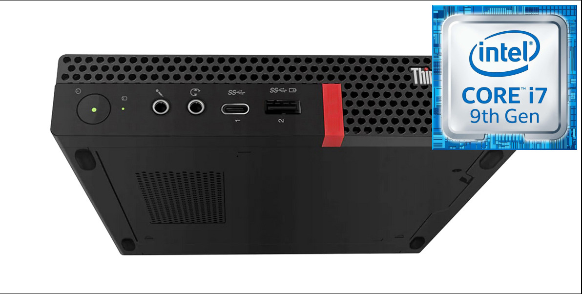 Longan ThinkCentre Tiny PC- Core i7 (9th Gen) [8 Cores, 8 Threads, Upto 4.70 GHz] [ONZ] Intel® Core™ i7-9700 [12MB Cache, Up to 4.70 GHz] (32 GB RAM/Integrated Intel® UHD 630 Graphics/1 TB SSD Capacity/Windows 11 Pro) Mid Tower with MS Office image 1