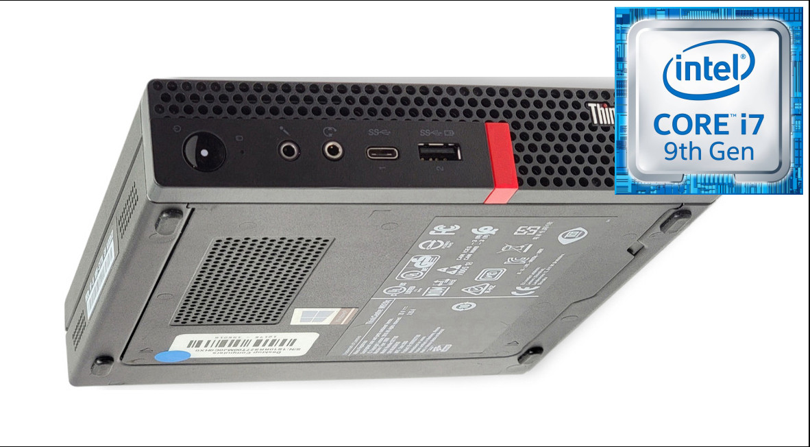 Longan Core™ i7-9th Gen [8 Cores, 8 Threads, 3.00 GHz] | ThinkCentre Tiny Desktop [ZXR] Core i7 (9th Gen) [8 Cores, 8 Threads, 3.00 GHz] (32 GB RAM/Intel® UHD 4K 630 Graphics/1 TB SSD Capacity/Windows 11 Pro) Mid Tower with MS Office image 1