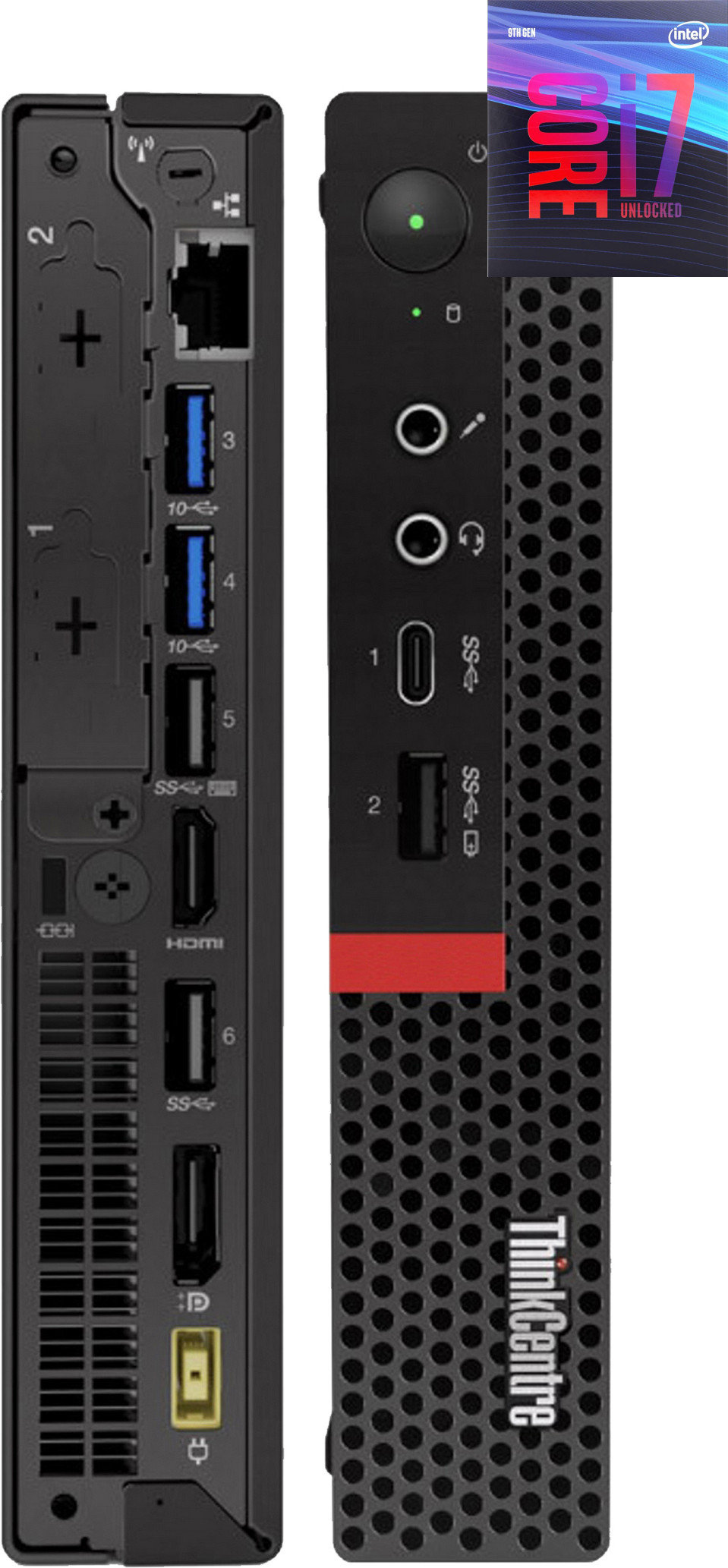 BESTYLISH Core™ i7 (9th Gen) [8 Cores, 8 Threads, Upto 4.70 GHz]-ThinkCentre Mini PC [VSG] Intel® Core™ i7-9700 Octa-Core (32 GB RAM/Integrated Intel® UHD 630 Graphics/1 TB SSD Capacity/Windows 11 Pro) Mini Tower with MS Office image 1