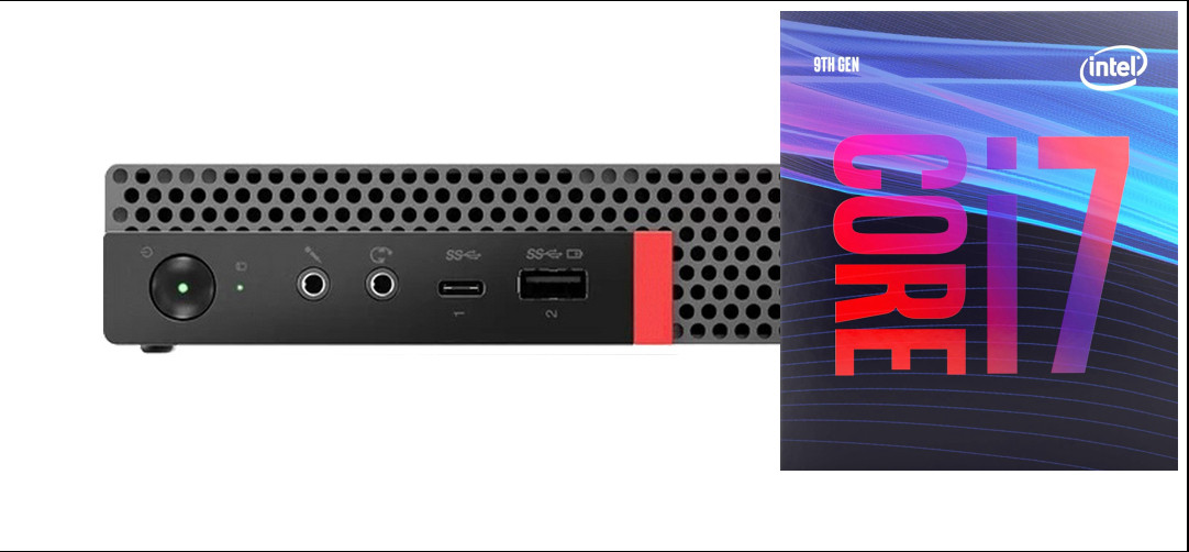 BESTYLISH Core i7-9700 | ThinkCentre Mini PC [OKN] Core i7 (9th Gen) Processor [8 Cores, 8 Threads, 3.00 GHz] (32 GB RAM/Integrated Intel® UHD 630 Graphics/1 TB SSD Capacity/Windows 11 Pro) Mid Tower with MS Office image 1
