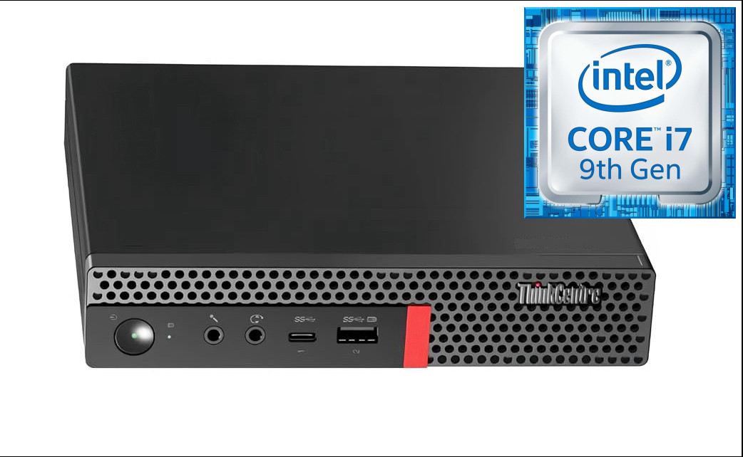 Hayyo Core™ i7 (9th Gen) [8 Cores, 8 Threads, Upto 4.70 GHz]-ThinkCentre Tiny PC [GFK] Core i7 (9th Gen) [12MB Cache, Up to 4.70 GHz] (32 GB RAM/Intel® UHD 4K 630 Graphics/1 TB SSD Capacity/Windows 11 Pro) Mini Tower with MS Office image 1