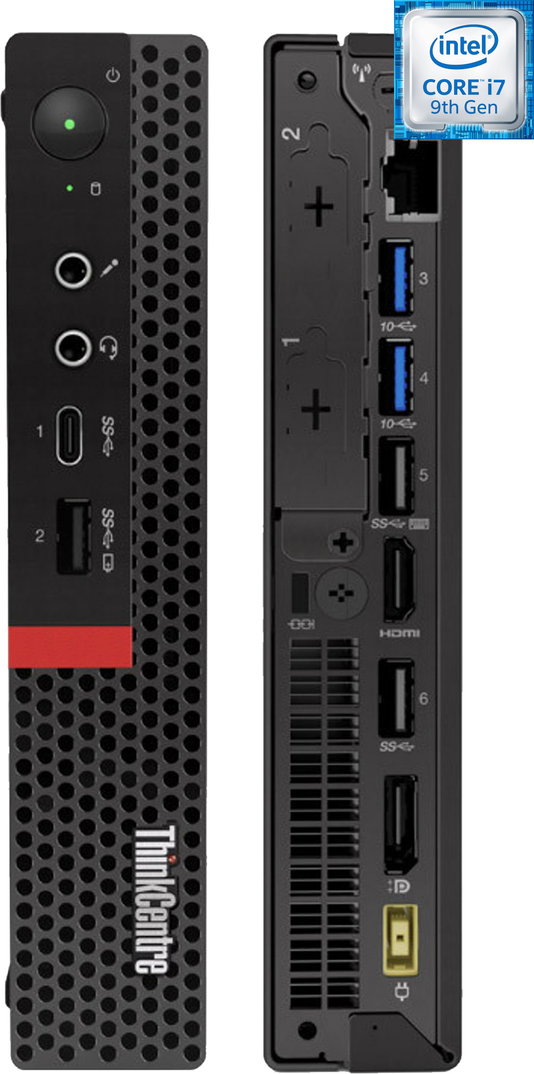 Longan ThinkCentre Mini Desktop | Core i7 (9th Gen) [8 Cores, 8 Threads] [VSD] Intel Core i7 (9th Gen) [8 Cores, 8 Threads, Upto 4.70 GHz] (32 GB RAM/Integrated Intel® Ultra HD 630 Graphics/1 TB SSD Capacity/Windows 11 Pro) Mid Tower with MS Office image 1