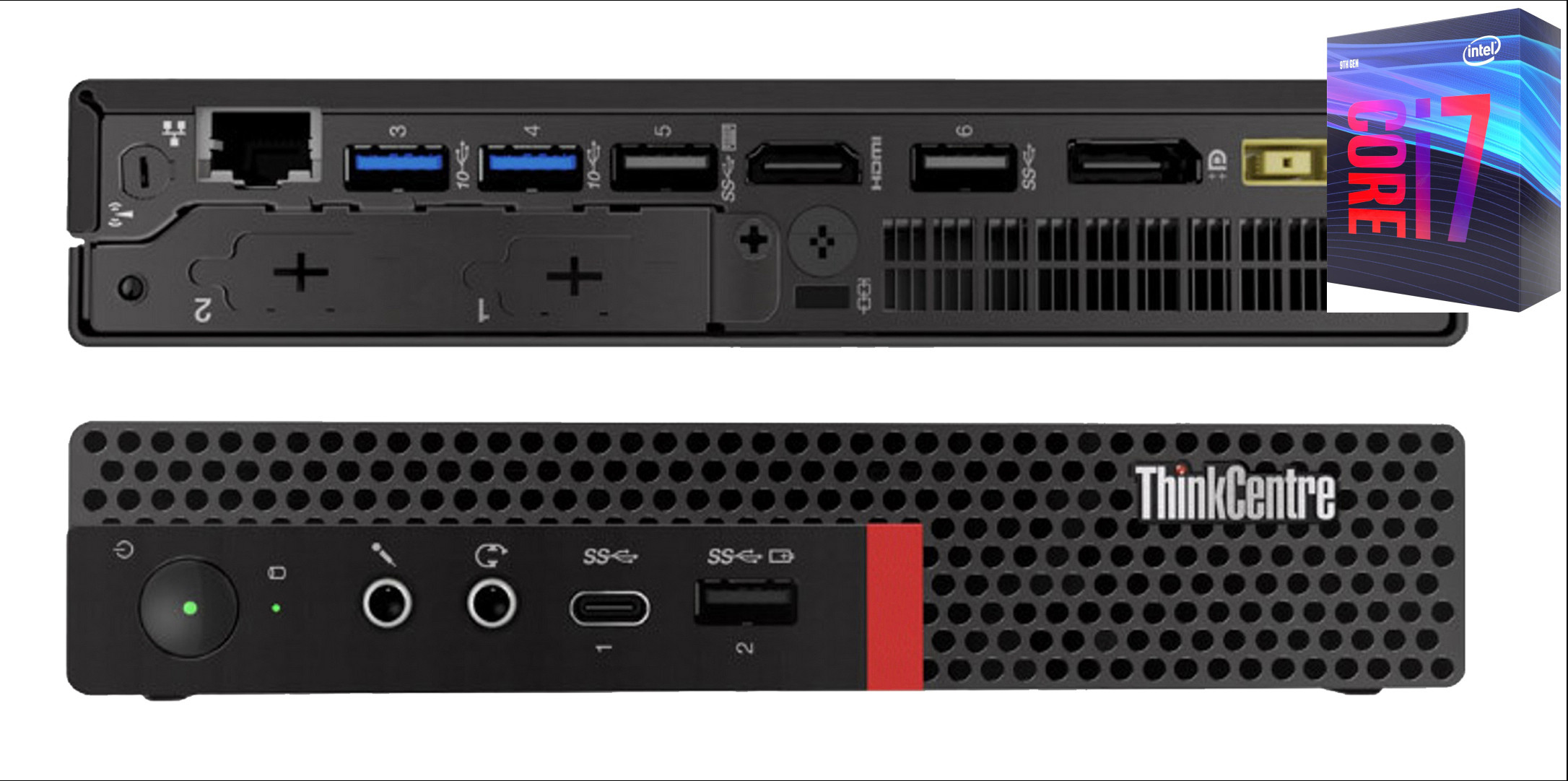 Longan Core i7-9700 Octa-Core Processor | ThinkCentre Mini PC [DCW] Intel® Core™ i7 (9th Gen) Octa-Core Processor (32 GB RAM/Integrated Intel® Ultra HD 4K 630 Graphics/1 TB SSD Capacity/Windows 11 Pro) Mid Tower with MS Office image 1