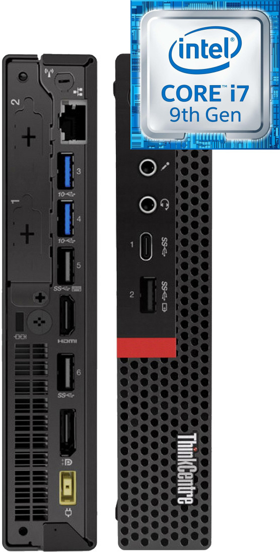 BESTYLISH Core™ i7 (9th Generation) Octa-Core Processor | ThinkCentre Tiny Desktop [AXY] Intel Core i7 (9th Generation) Octa-Core (32 GB RAM/Intel® Ultra HD 4K 630 Graphics/1 TB SSD Capacity/Windows 11 Pro) Mid Tower with MS Office image 1
