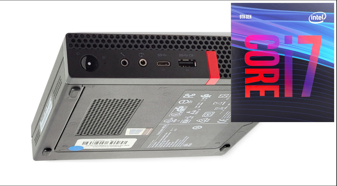 NICE COMPUTERS ThinkCentre Mini Desktop | Core i7-9700 [12MB Cache, Up to 4.70 GHz] [QOA] - Windows 11 Pro, Intel H310M, Intel® Core™ i7 - 9700 Processor [12M Cache, Up to 4.70 GHz], 32 GB DDR4, 1024 GB SSD Mini PC image 1