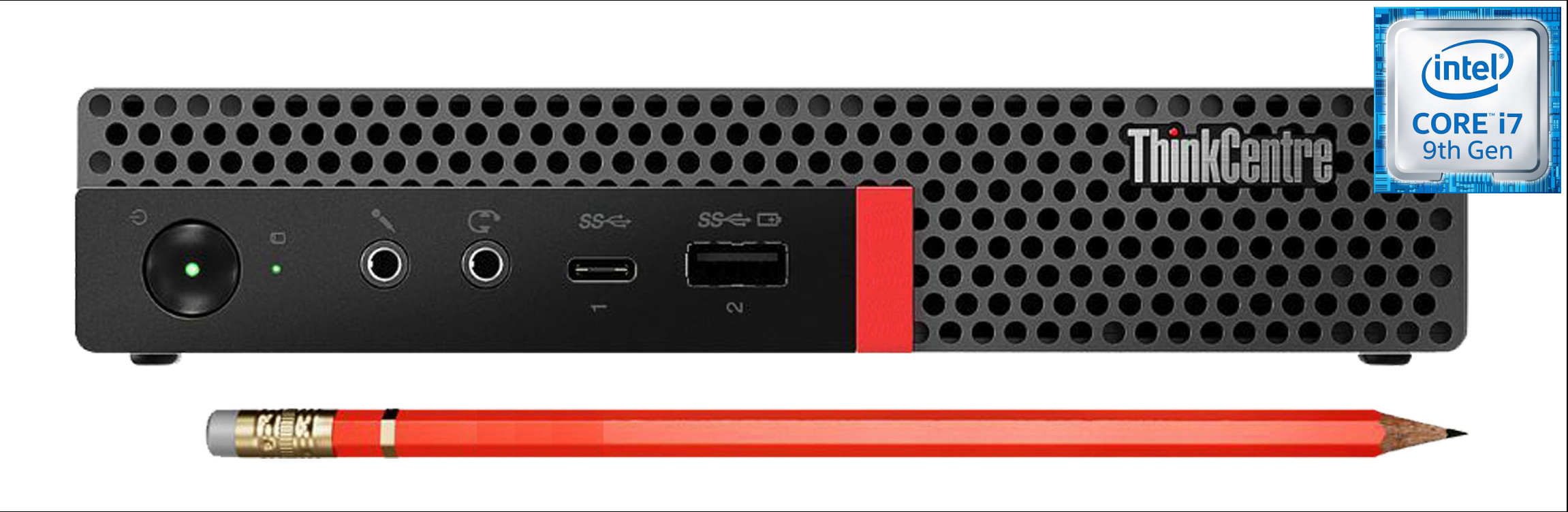 Longan ThinkCentre Tiny Desktop | Core™ i7-9th Gen [8 Cores, 8 Threads, 3.00 GHz] [OJB] Intel Core i7 - 9700 (32 GB RAM/Integrated Intel® Ultra HD 4K 630 Graphics/1 TB SSD Capacity/Windows 11 Pro) Microtower with MS Office image 1