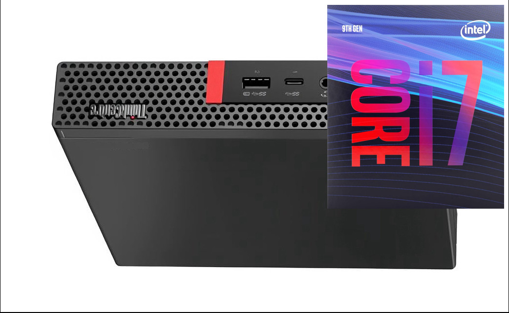 Hayyo ThinkCentre Tiny PC | Core™ i7 (9th Gen) [12M Cache, Up to 4.70 GHz] [URA] Intel Core i7 - 9700 [8 Cores, 8 Threads, 3.00 GHz] (32 GB RAM/Intel® Ultra HD 630 Graphics/1 TB SSD Capacity/Windows 11 Pro) Gaming Tower with MS Office image 1