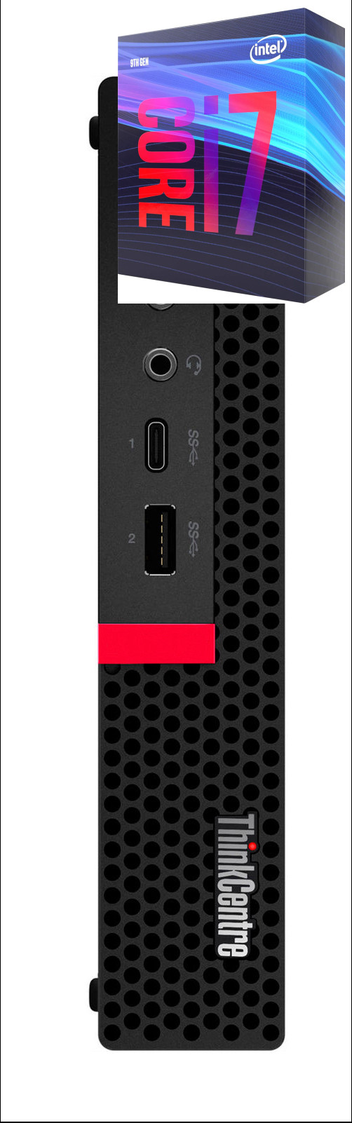 Longan Core™ i7 (9th Gen) [8 Cores, 8 Threads] | ThinkCentre Mini PC [BAJ] Core™ i7 (9th Gen) Processor (32 GB RAM/Intel® UHD 630 Graphics/1 TB SSD Capacity/Windows 11 Pro) Microtower with MS Office image 1